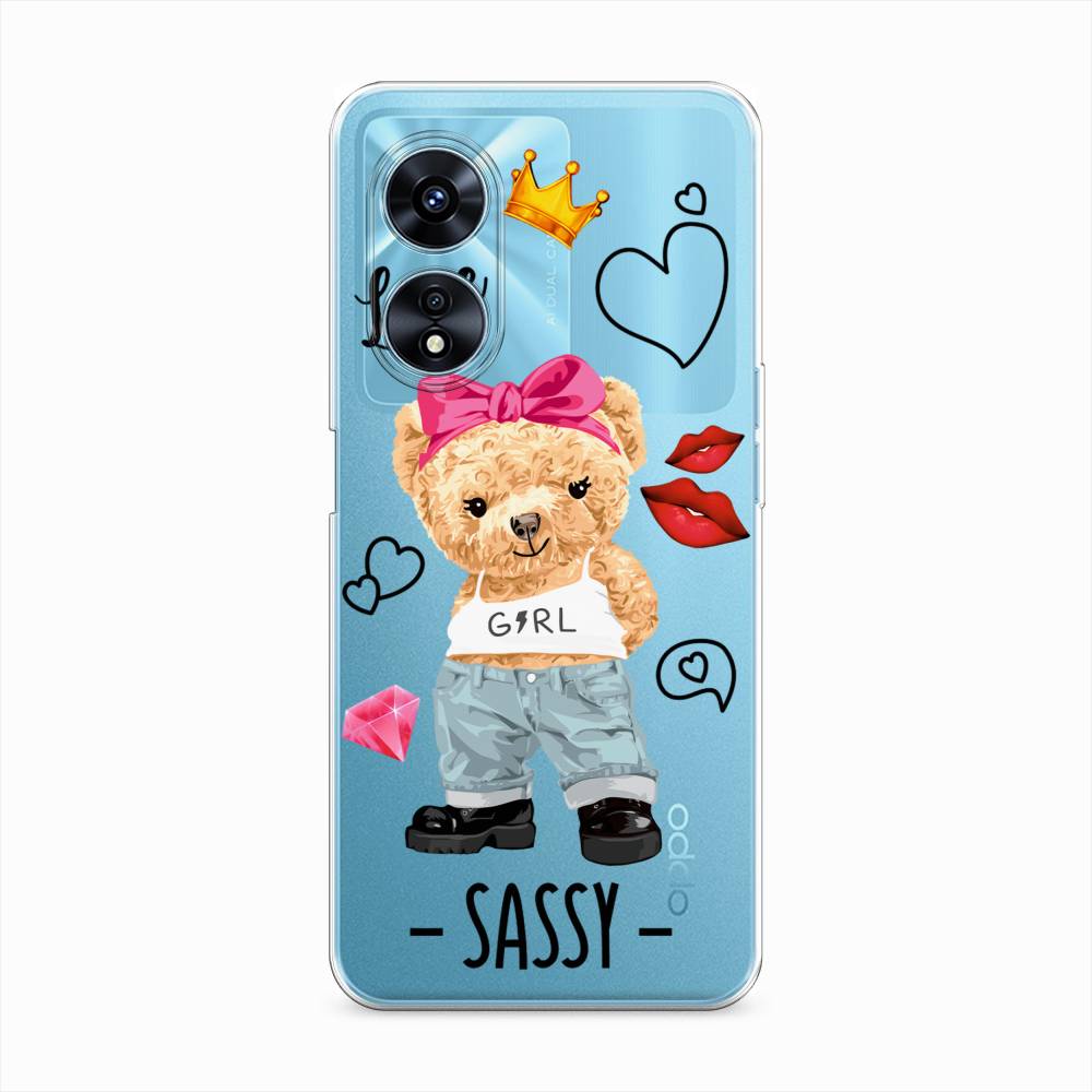 

Чехол на Oppo A97 "Sugar Mommy", Голубой;белый;розовый, 2511050-6