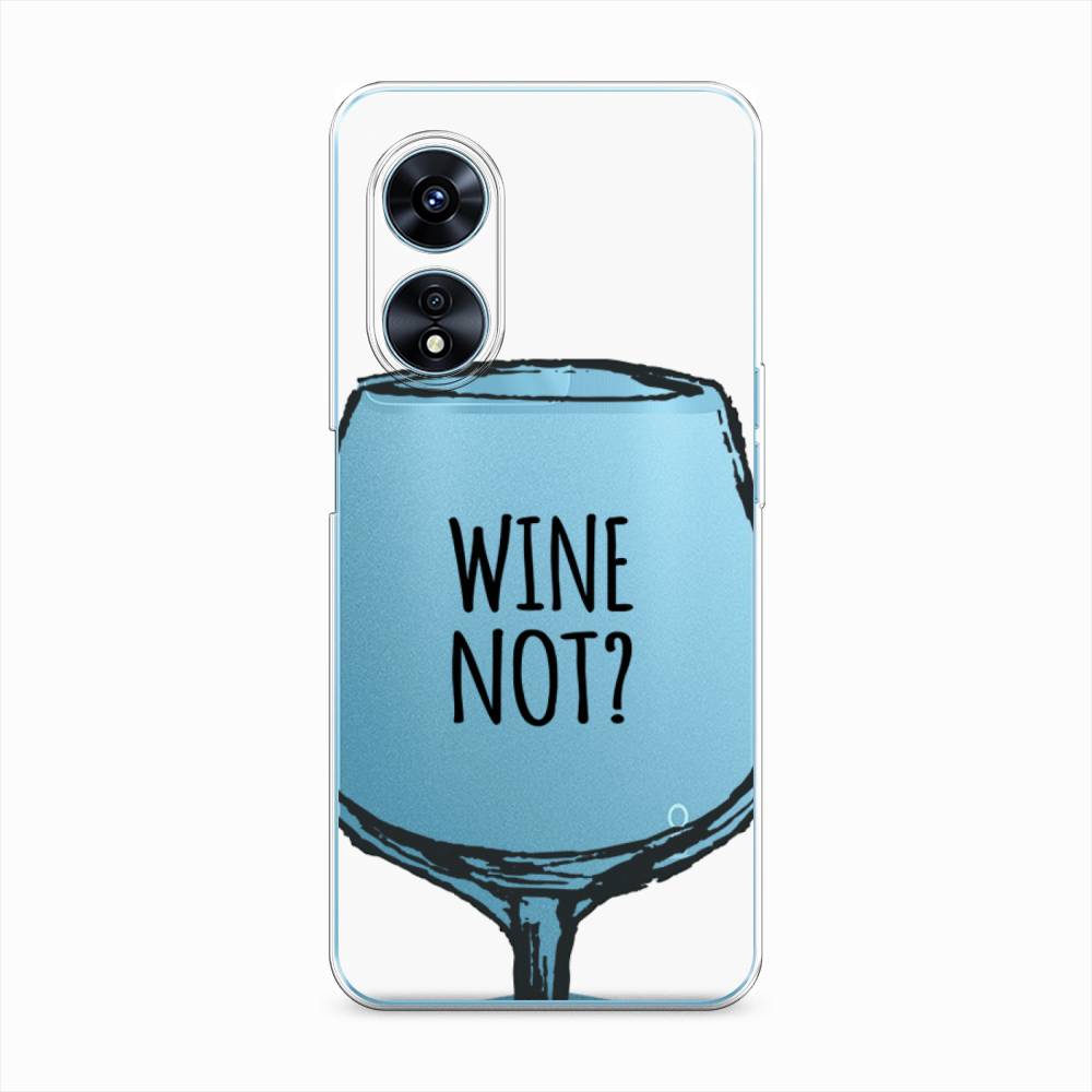 

Чехол на Oppo A97 "Wine not white", Белый, 2511050-6