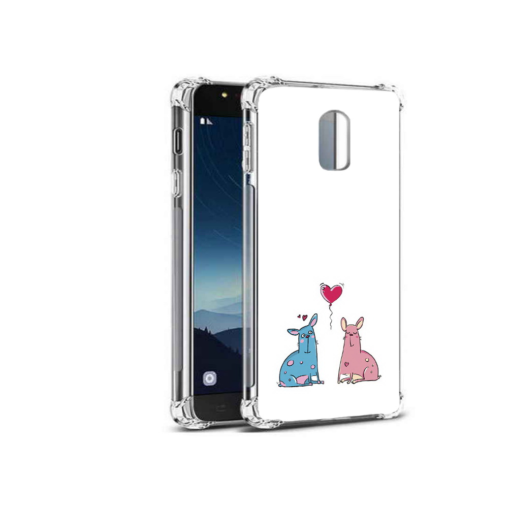 

Чехол MyPads Tocco для Samsung Galaxy C8 Лама любовь (PT96288.518.102), Прозрачный, Tocco