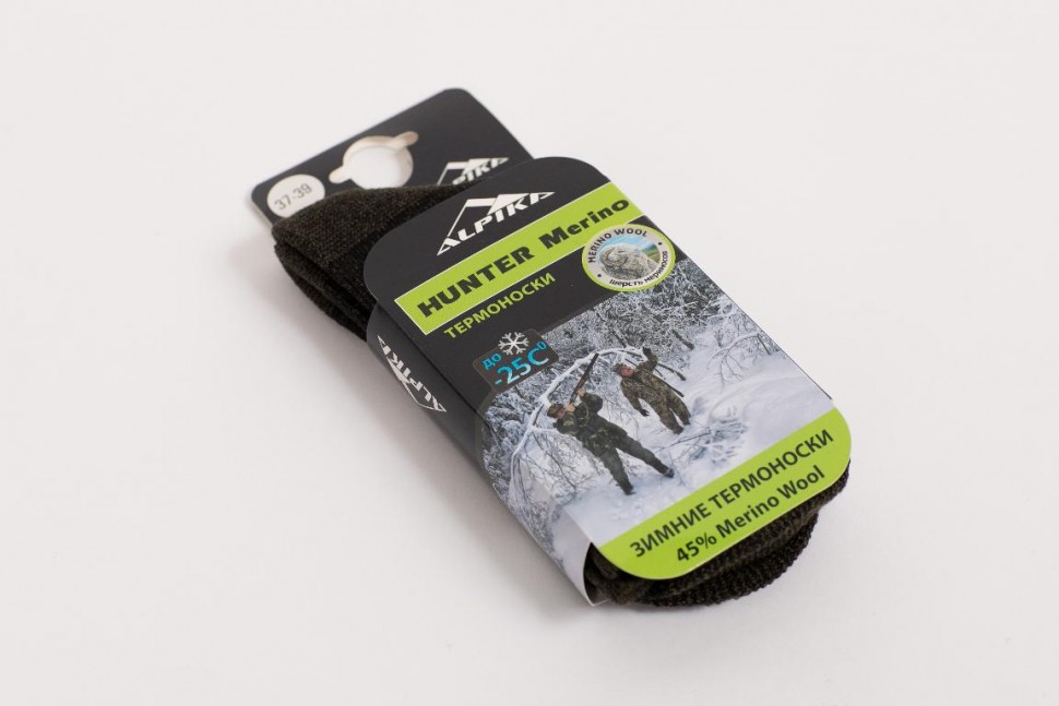 

Термоноски Alpika Hunter TH-05TЗ до -25 С (40-42)