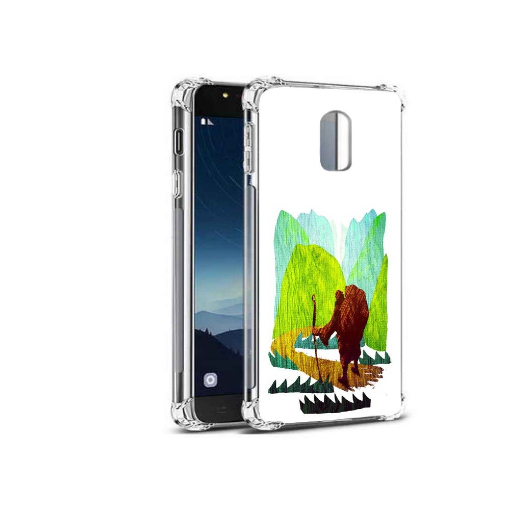 

Чехол MyPads Tocco для Samsung Galaxy C8 Лесная тропа (PT96288.518.106), Прозрачный, Tocco