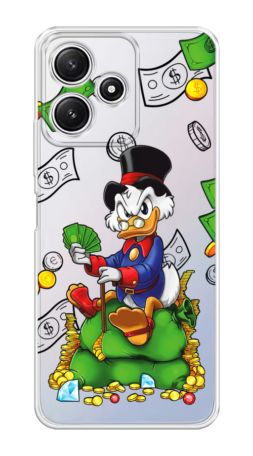 

Чехол на Xiaomi Redmi 12 5G/12R, Poco M6 Pro 5G "Scrooge Richness", Черный;синий;зеленый, 319550-1