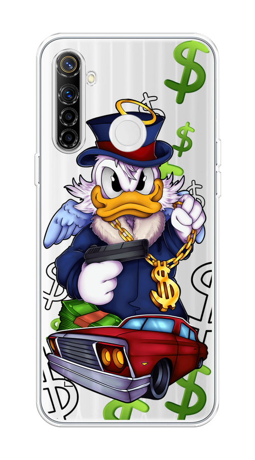 

Чехол на Realme 6i "Scrooge McDuck with a Gold Chain", Красный;синий;белый, 252950-6