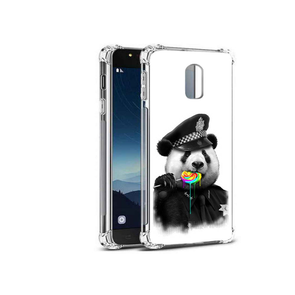

Чехол MyPads Tocco для Samsung Galaxy C8 Панда полиция (PT96288.518.130), Прозрачный, Tocco
