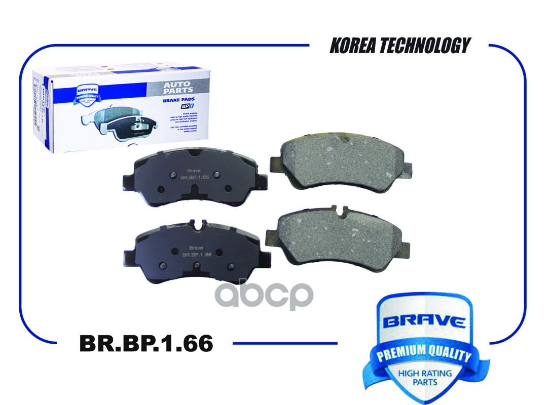 

Колодки Задние Ford Transit 2014- Brave Br.Bp.1.66 BRAVE арт. BR.BP.1.66