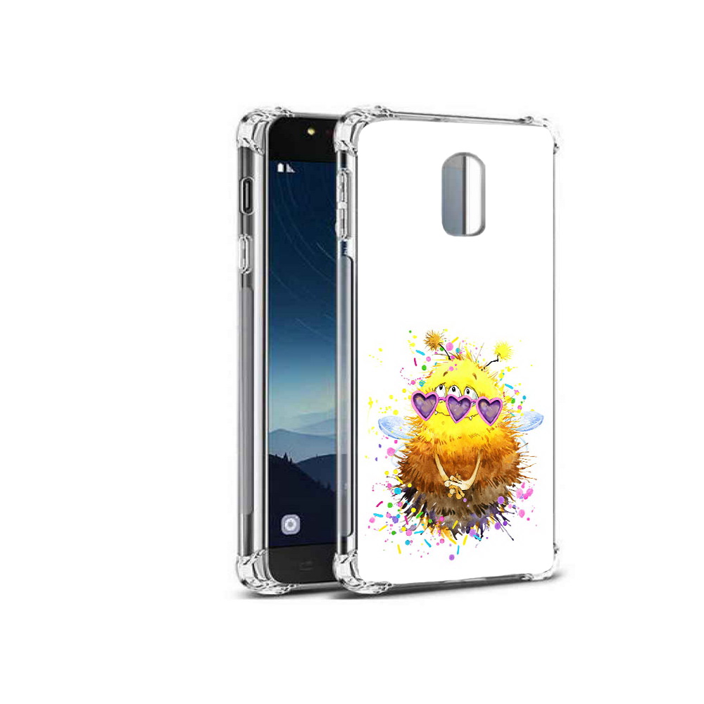 Чехол MyPads Tocco для Samsung Galaxy C8 Пушитый шмель (PT96288.518.143)