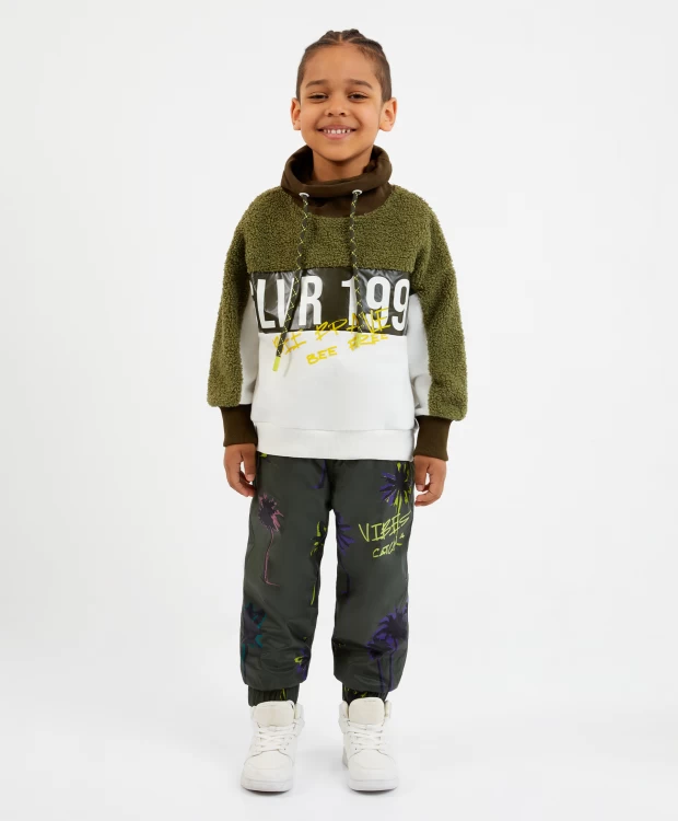 Брюки детские Gulliver 22306BMC6403, хаки, 134