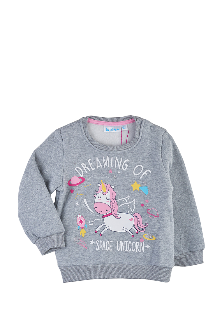 Джемпер детский Kari baby AW19B07503102 серый р.80