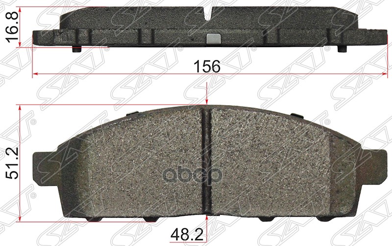 

Колодки Тормозные Перед Mmc L200 06- Pejero Sport 98-09 Challenger Ii 08- Nissan Nv200 10-
