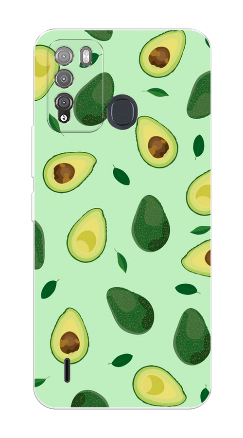 

Чехол на Itel Vision 1 Pro "Blue avocado", Коричневый;зеленый, 3200350-1