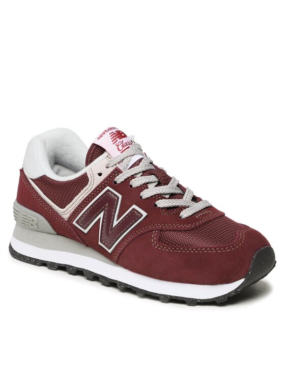 

Кроссовки женские New Balance WL574EVM бордовые 36 EU, Бордовый, WL574EVM