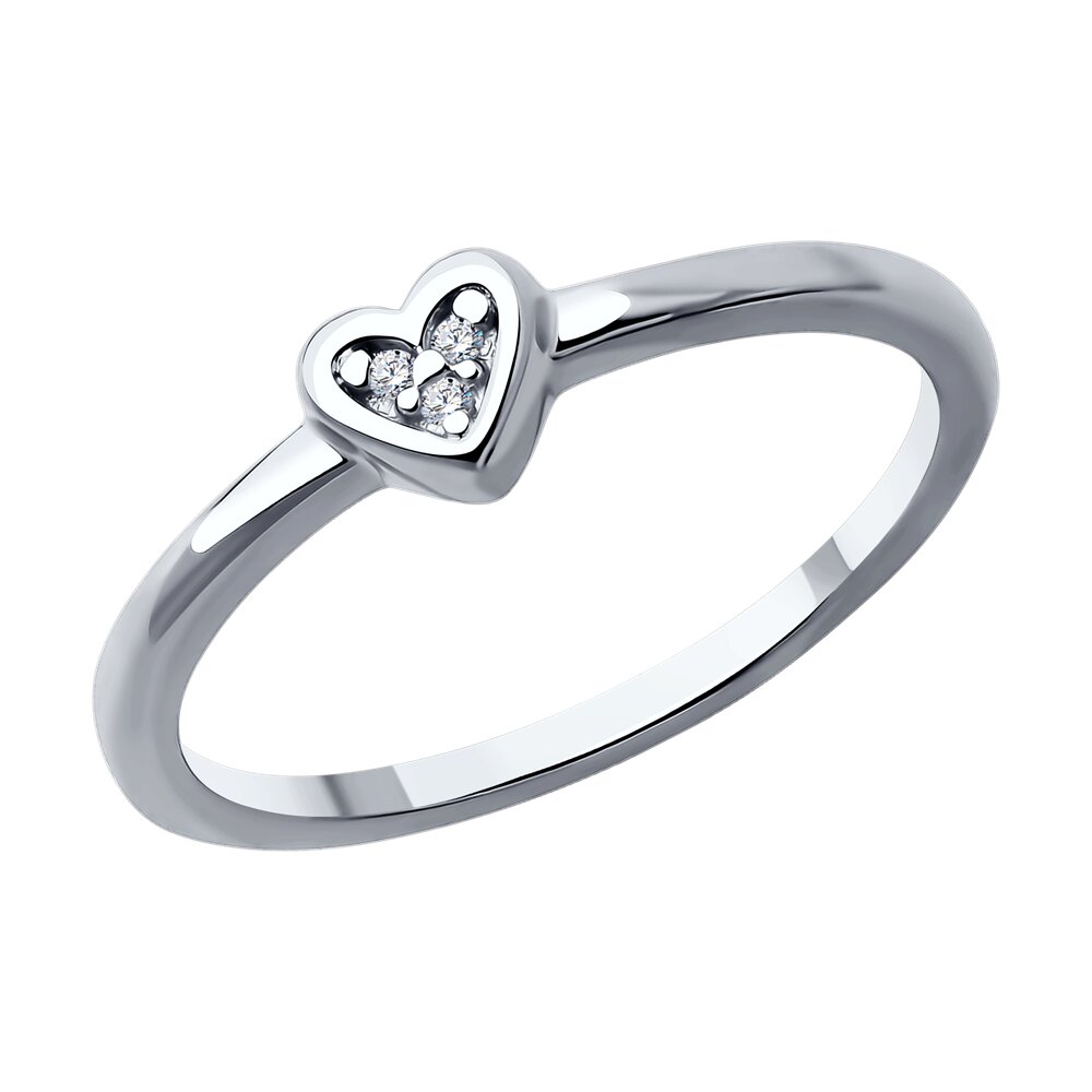 

Кольцо из серебра р. 17 Diamant 94-210-02099-1, бриллиант, 94-210-02099-1
