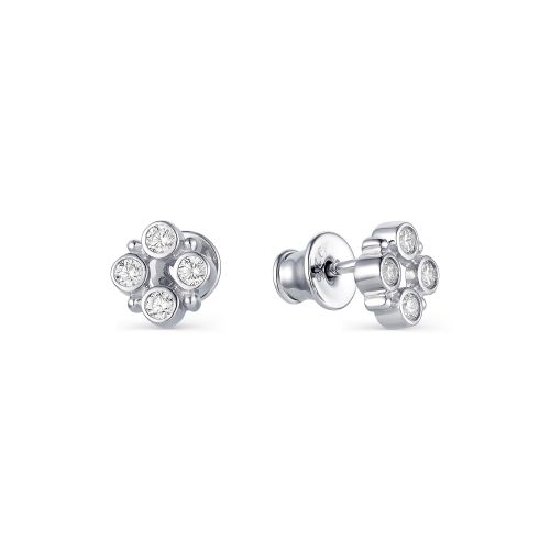 

Серьги женские из серебра АЛЬКОР 02-1531/00КЦ-00 фианит, 02-1531/00КЦ-00