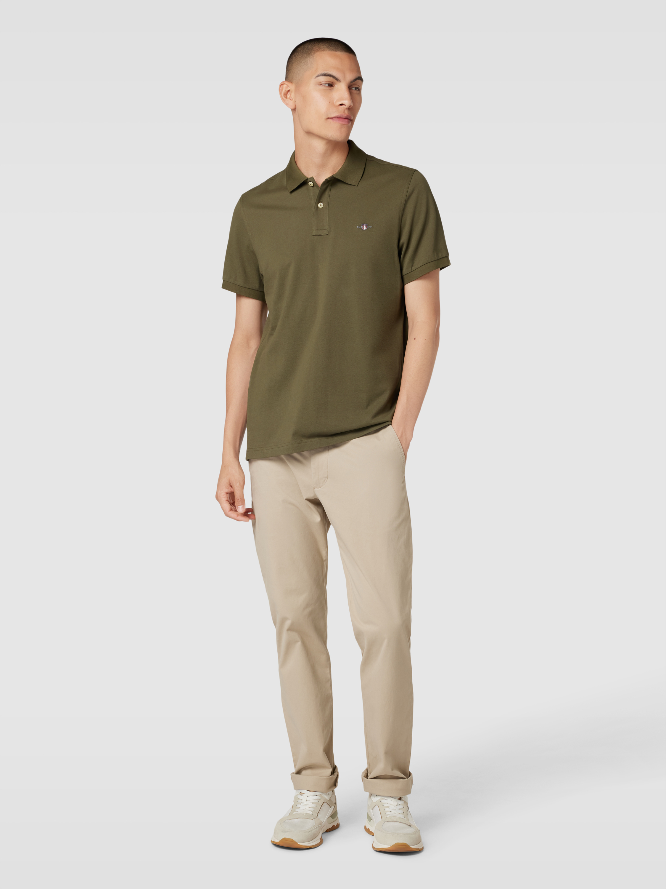 

Футболка мужская GANT 1813450 хаки S доставка из-за рубежа, 1813450