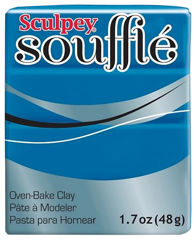 

Набор полимерной глины Sculpey Souffle 48 г синий SU 6063