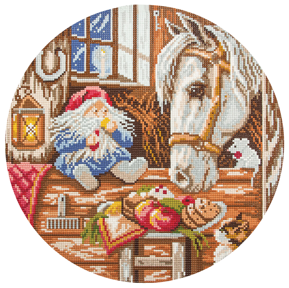 фото Алмазная живопись фрея домовой - покровитель домашних животных alvr-22 101 34,5x34,5 см