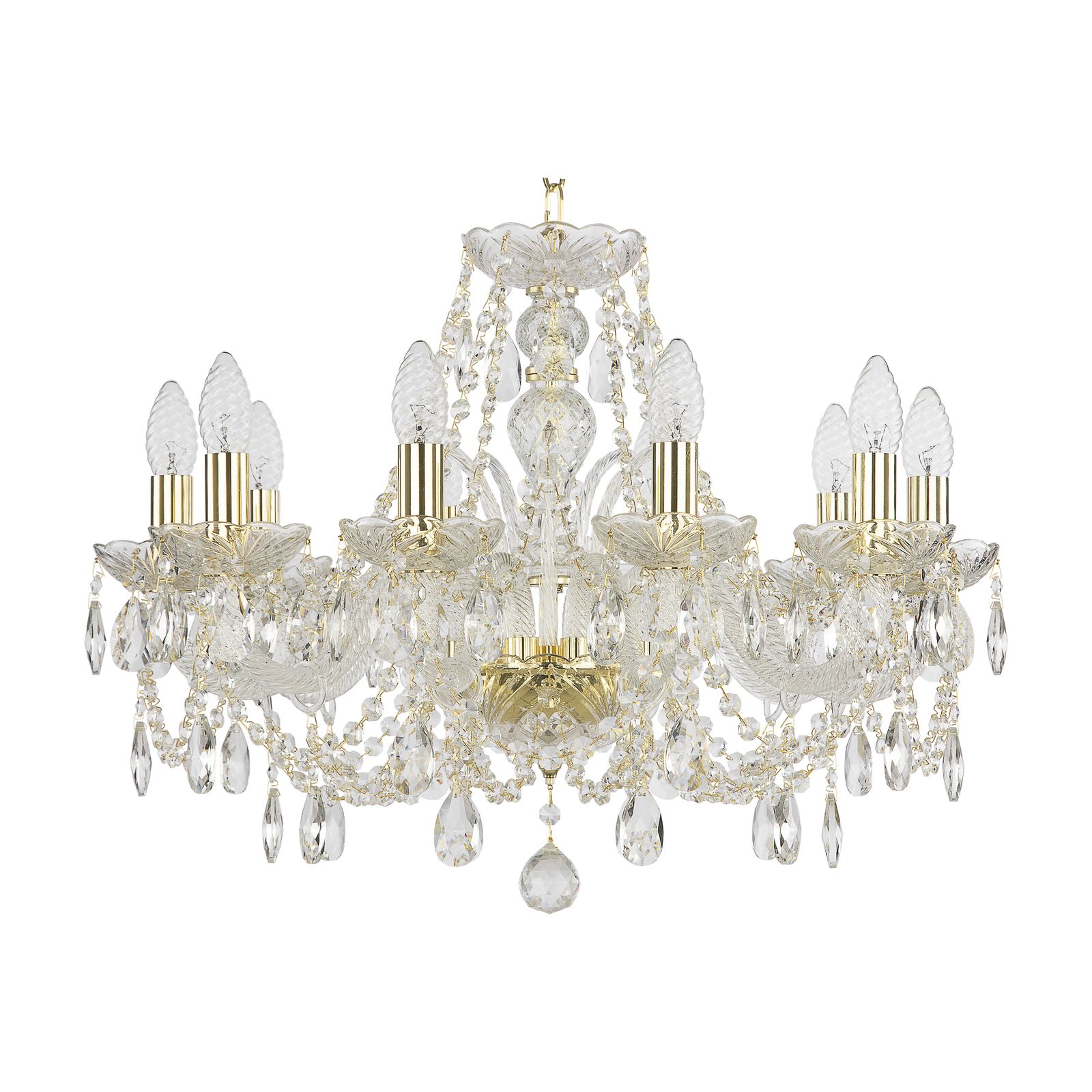 фото Люстра хрустальная 105/10/195 g bohemia ivele crystal