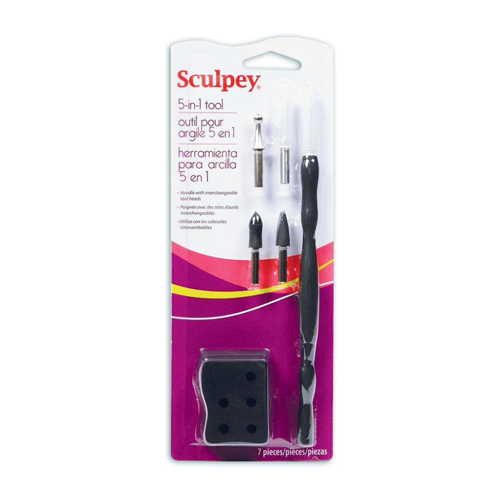 фото Полимерная глина sculpey набор инструментов 5-in-1 clay tool asct01