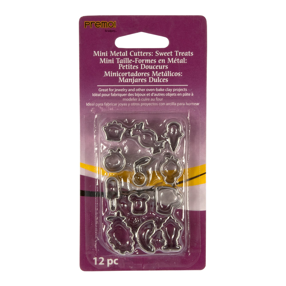 

Полимерная глина Sculpey Mini Metal Cutters мини-формы для глины сладости AMMCMF, Серый