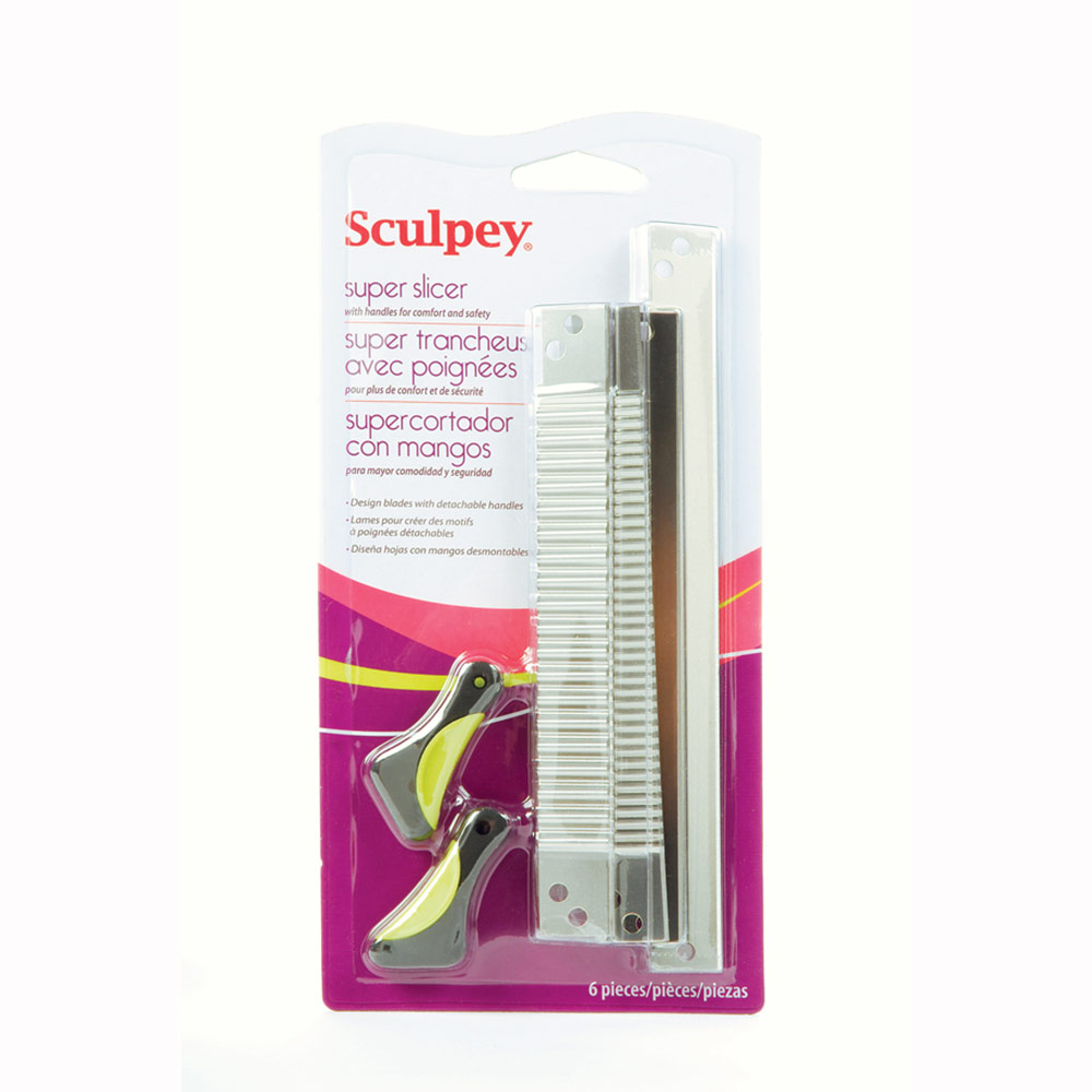 фото Полимерная глина sculpey super slicer резак ручной asbset