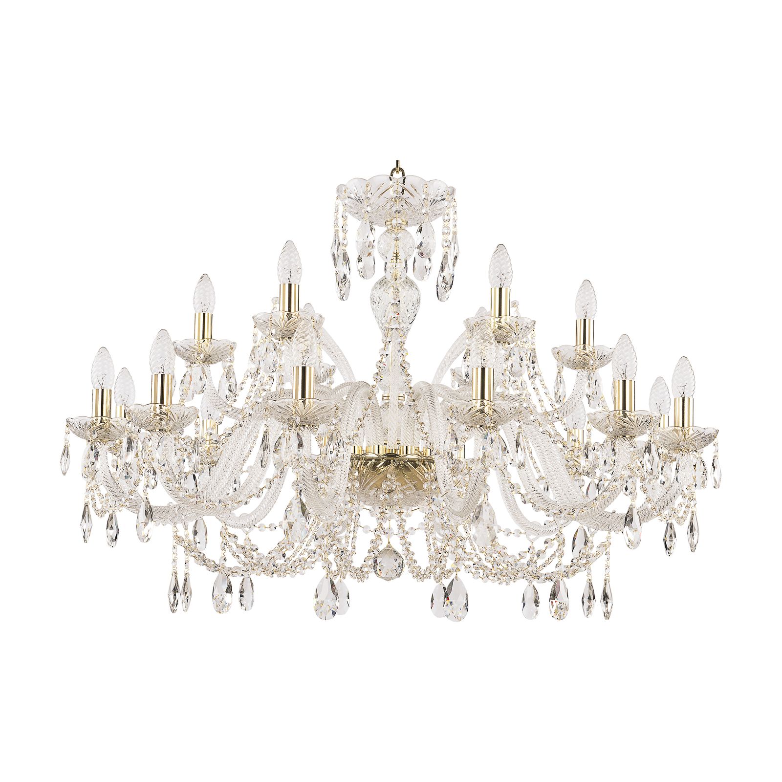 фото Люстра хрустальная 105/12+6/360 g bohemia ivele crystal