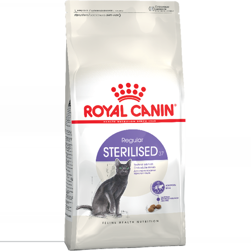 фото Сухой корм для кошек royal canin sterilised 37, для стерилизованных, 4кг