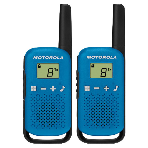 Комплект из двух радиостанций Motorola T42 BLUE (TALKABOUT)