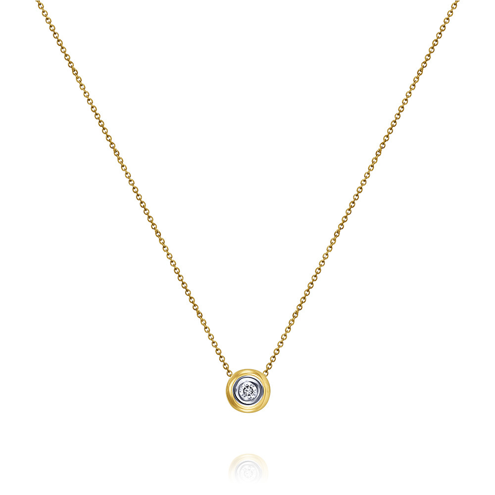 

Колье из желтого золота 40 см ADAMAS 84039616/01-А55Д-41, бриллиант, 84039616/01-А55Д-41