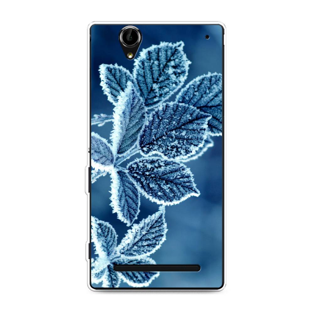

Чехол на Sony Xperia T2 Ultra "Зима 6", Голубой;белый, 50950-2