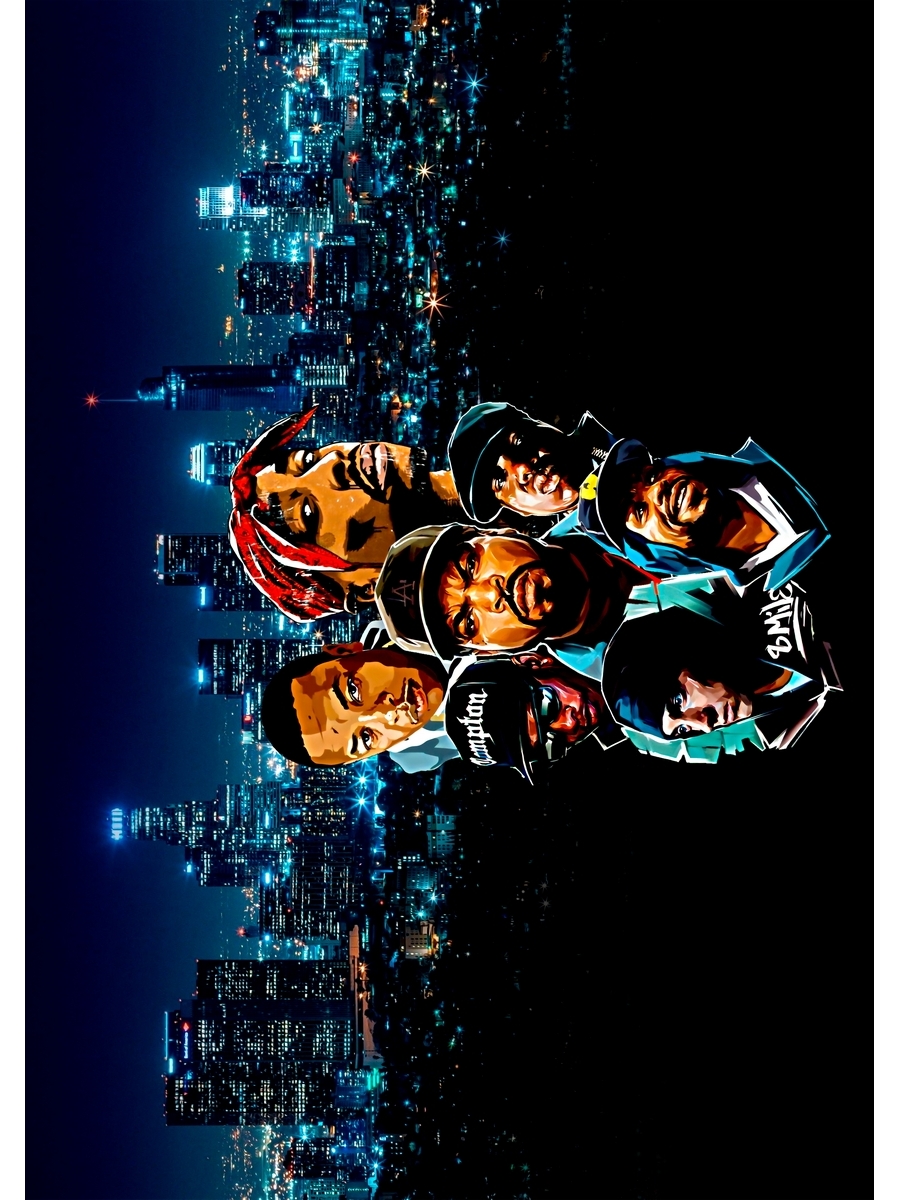 

Постер DRABS А2 Рэпер Rap Gods City