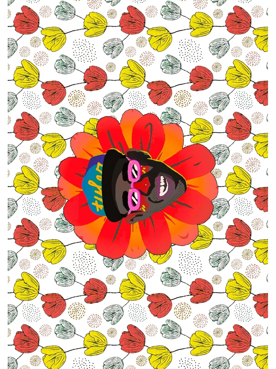 

Постер DRABS А2 Рэпер Tyler the creator Flowers