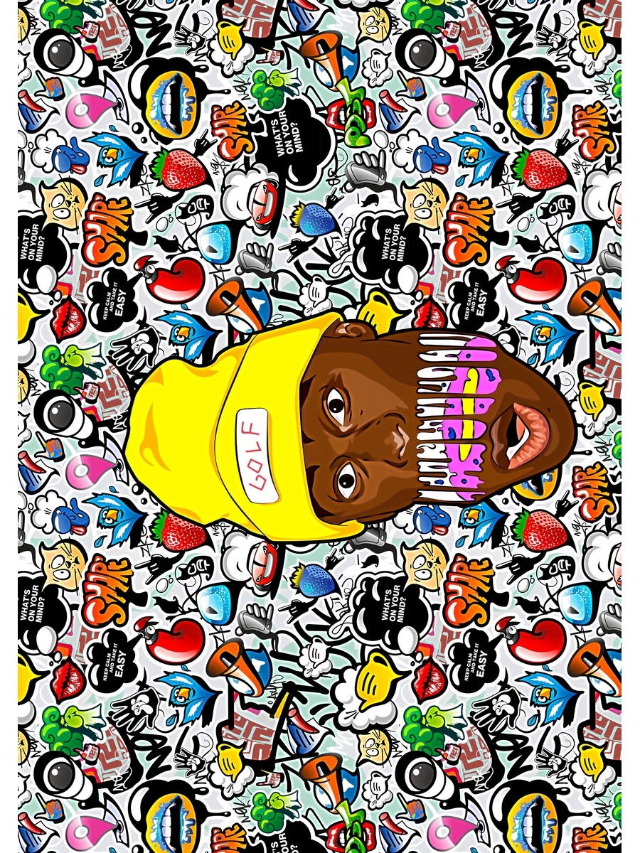 

Постер DRABS А2 Рэпер Tyler the creator stickers
