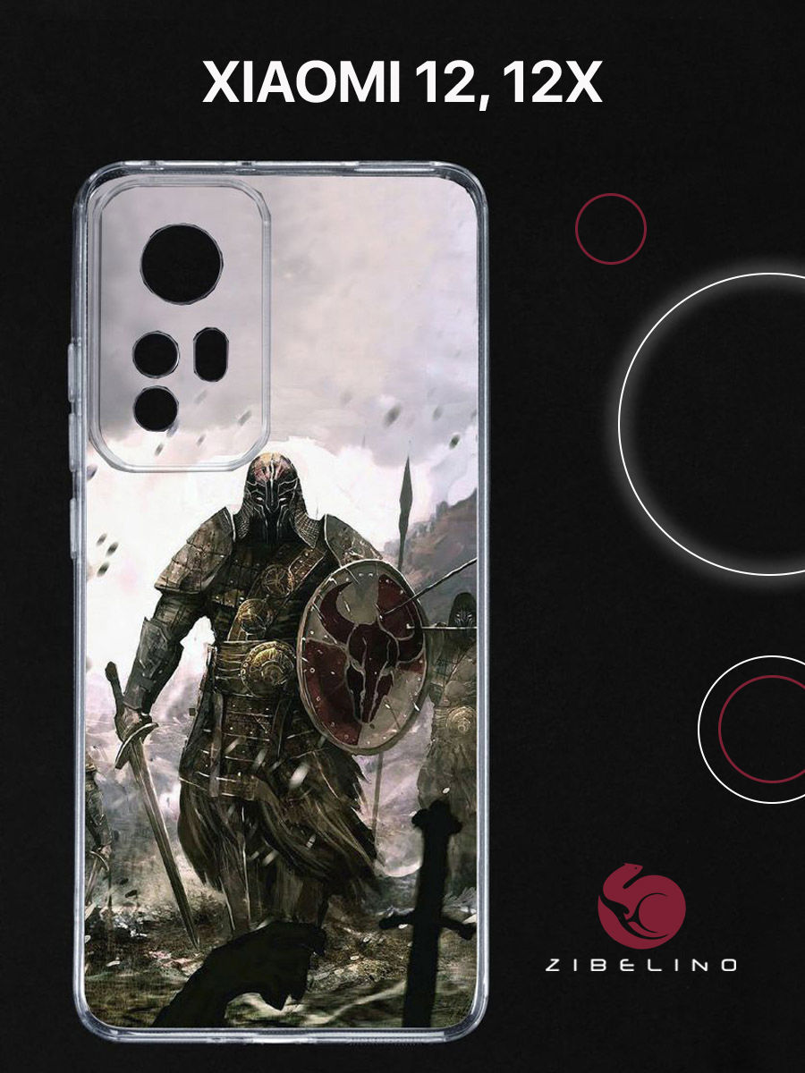 

Чехол для Xiaomi 12, Xiaomi 12x прозрачный с рисунком, с защитой камеры, с принтом викинг, ZUTCP-XIA-12X