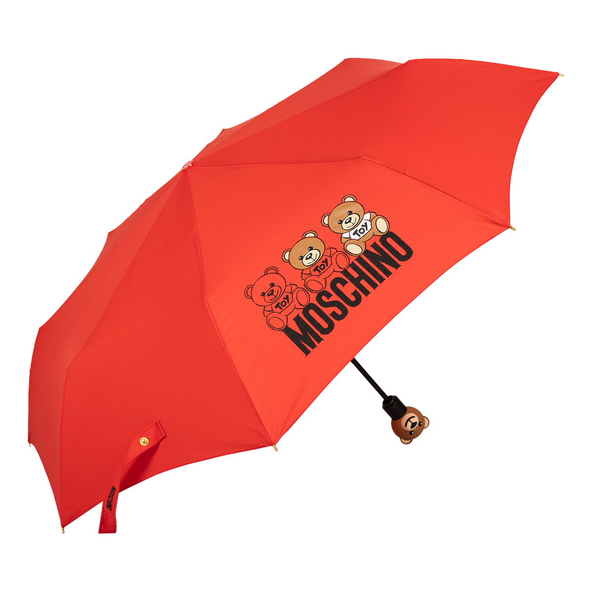 

Зонт складной женский автоматический MOSCHINO 8061-OCC Scribble bear, красный, 8061-OCC Scribble bear
