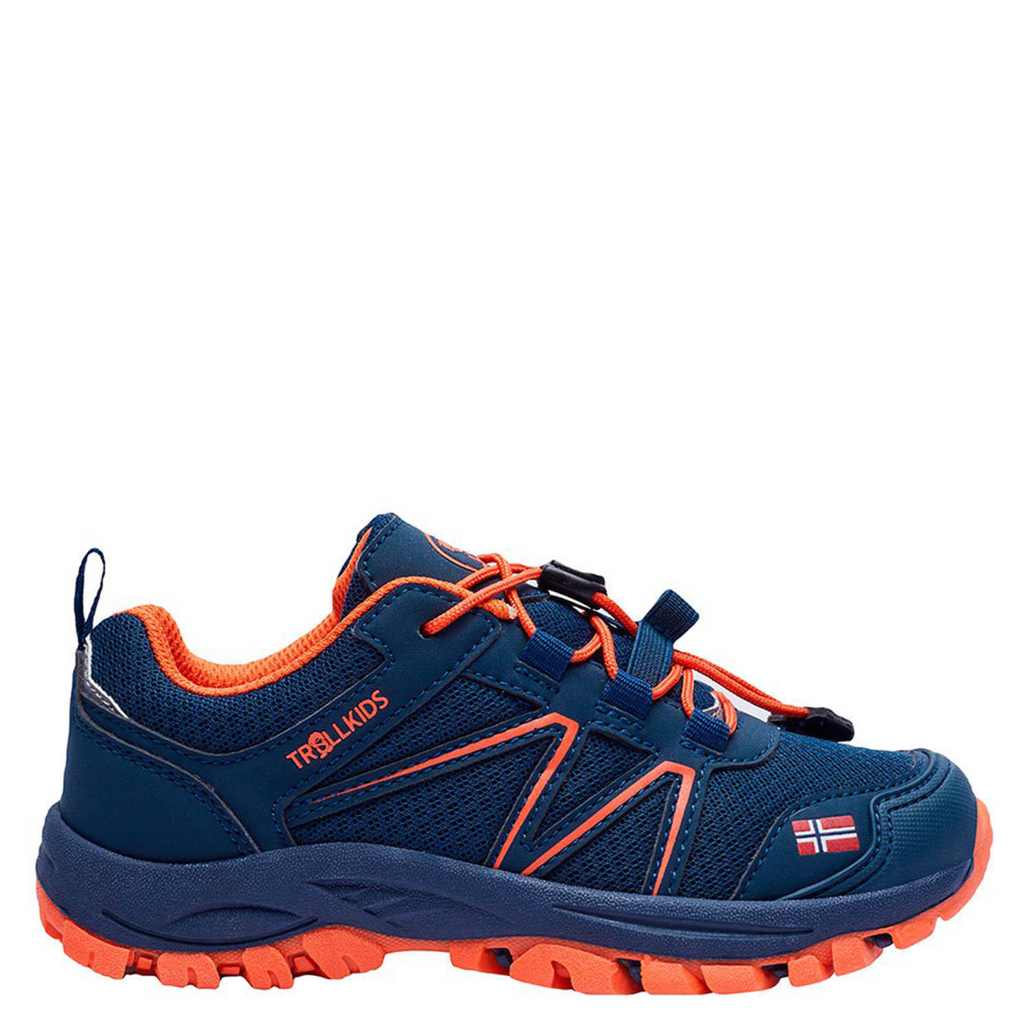 Ботинки Trollkids Kids Sandefjord Hiker Low Mystic Blue-Orange 35