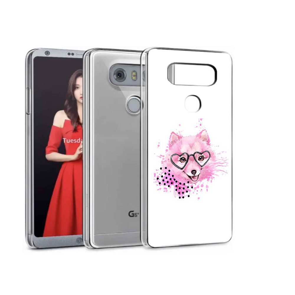 

Чехол MyPads Tocco для LG G5 розовый волченок, Прозрачный, Tocco