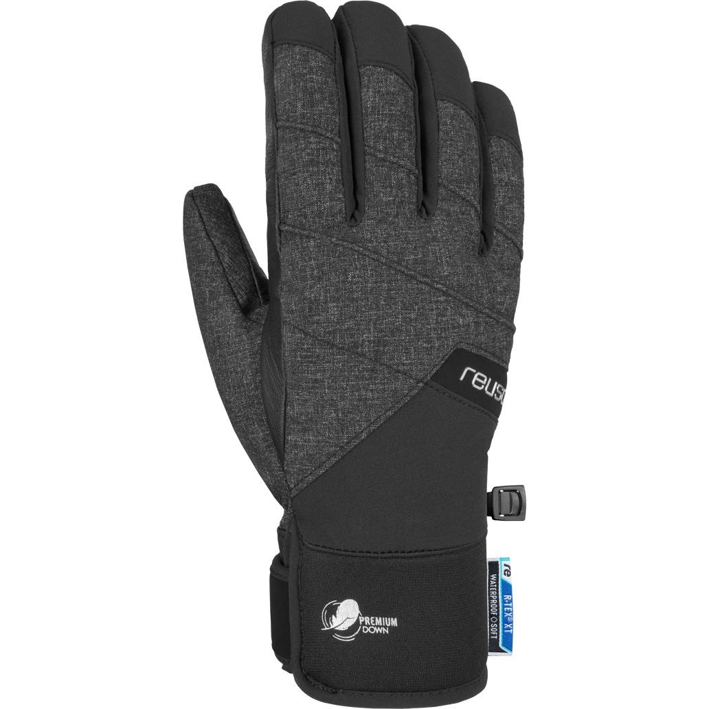 фото Перчатки reusch febe r-tex xt, 2021, black/black melange, 6.5