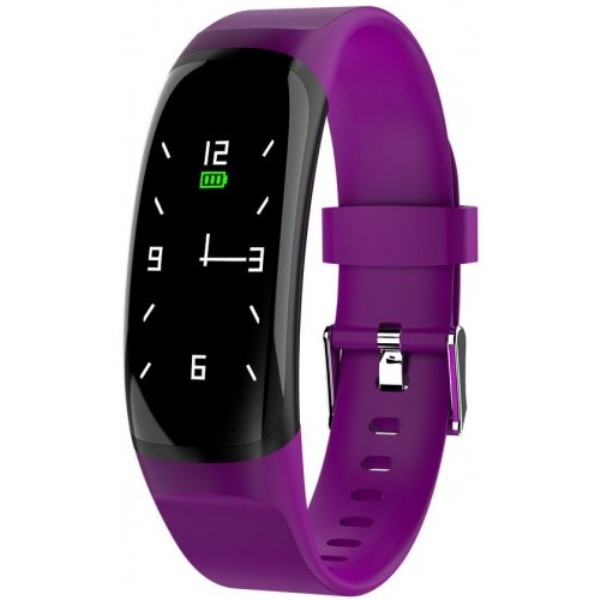 

Смарт-часы BandRate Smart BRSMK04BF черный/фиолетовый