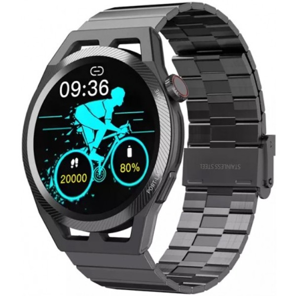 

Смарт-часы BandRate Smart BRSSK14BBMET серый