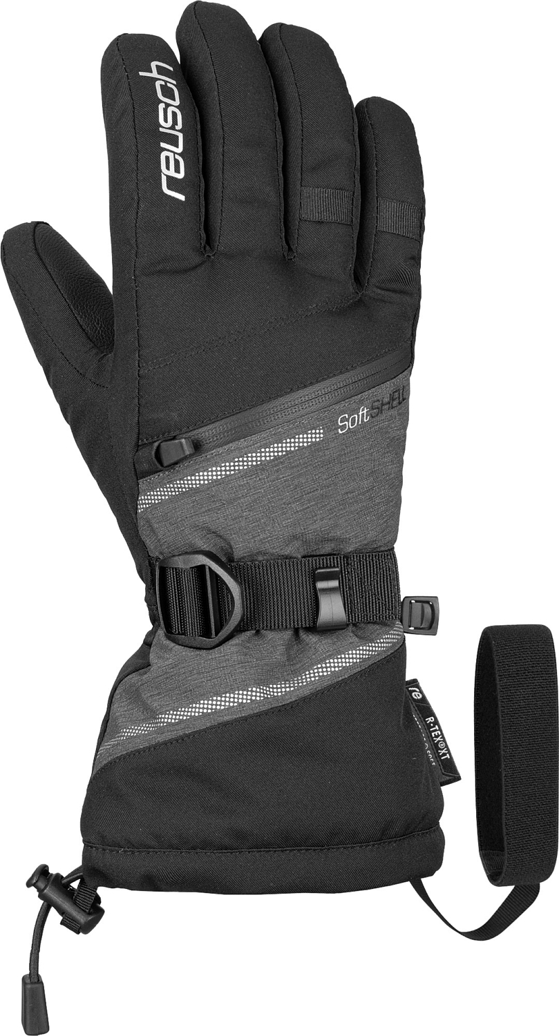 Перчатки Reusch Demi R-Tex Xt, 2022, black/grey melange/silver, 6