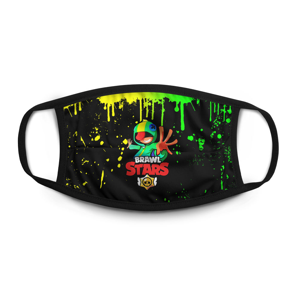 

Многоразовая маска унисекс Burnettie Brawl Stars Leon, Разноцветный, Brawl Stars Leon