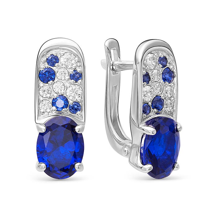 

Серьги женские из серебра АЛЬКОР 02-0455/00КЦ-00 фианит, 02-0455/00КЦ-00
