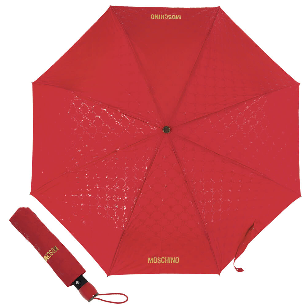 

Зонт складной женский автоматический MOSCHINO 8270-OCC QM All-Over, красный, 8270-OCC QM All-Over