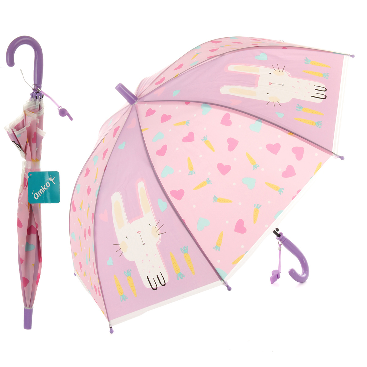 Зонт детский amico, 133344_зайчик