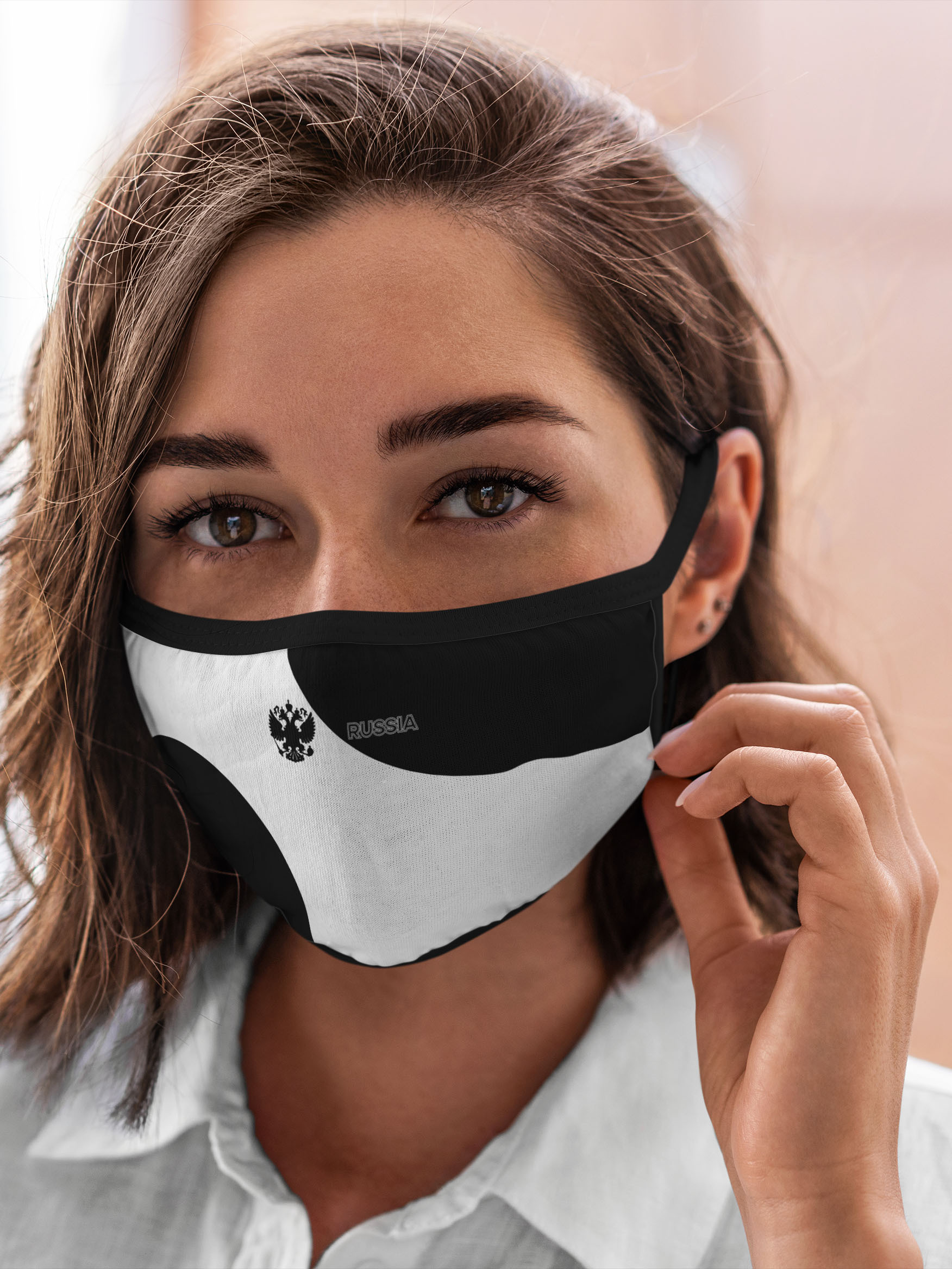 

Многоразовая маска унисекс Burnettie Патриотизм Россия Black And White, Разноцветный, Патриотизм Россия Black And White