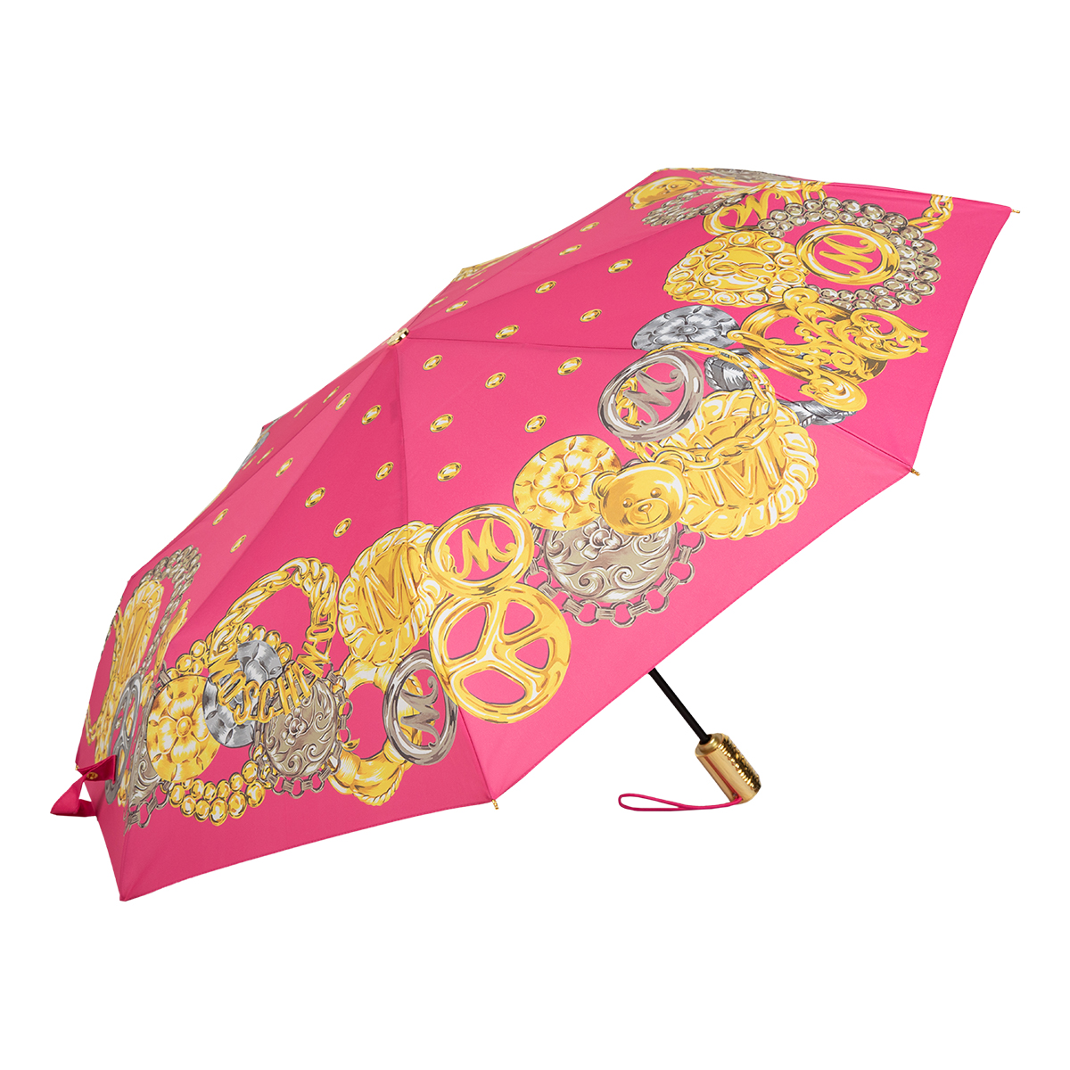 

Зонт складной женский автоматический MOSCHINO 8843- OCJ Jewelry, розовый, 8843- OCJ Jewelry