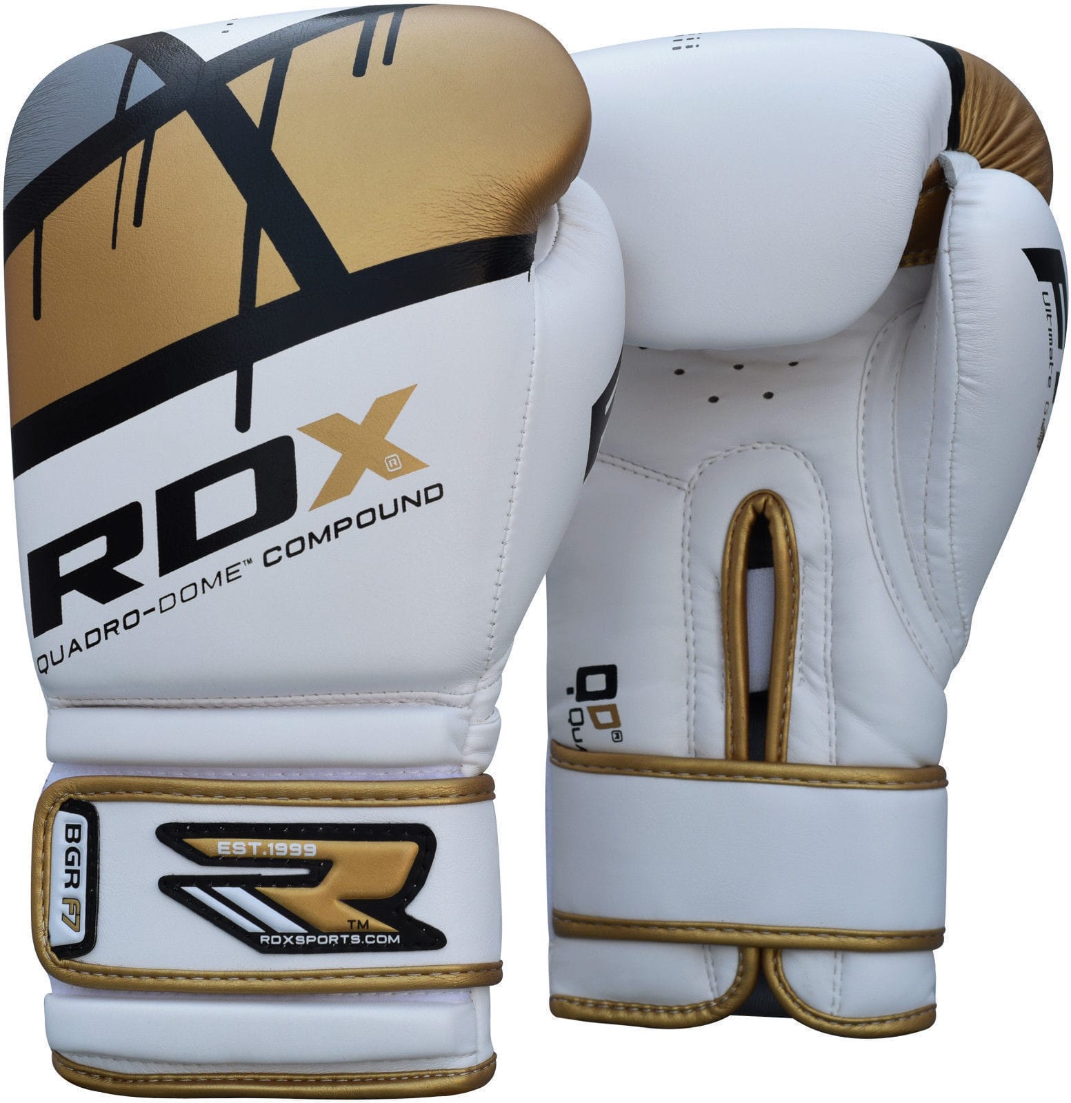 фото Боксерские перчатки rdx boxing glove bgr-f7 golden 16 унций