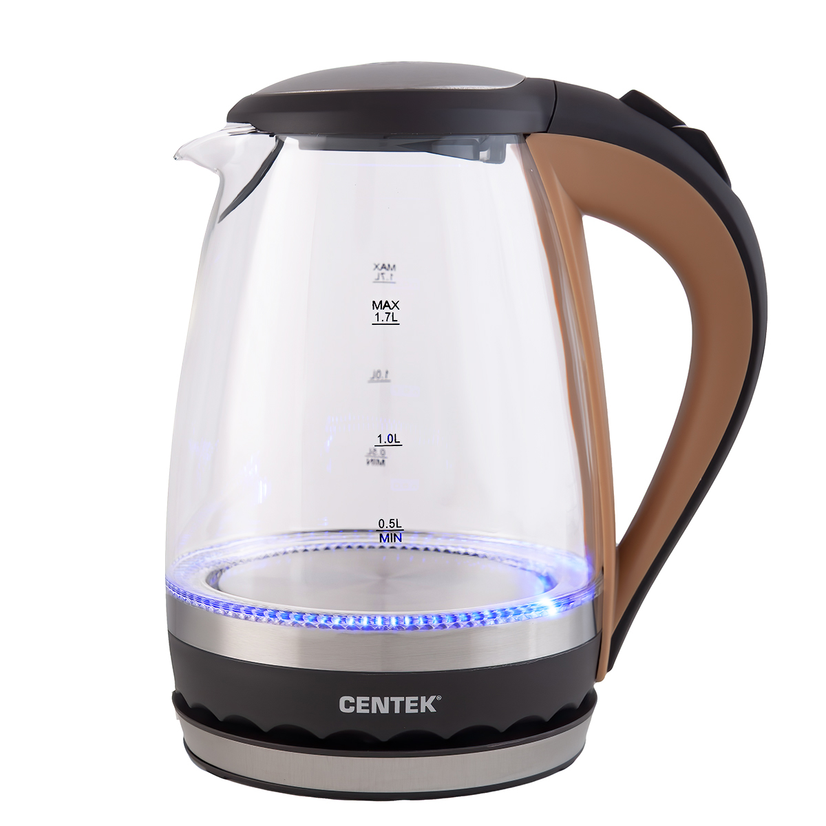 

Чайник электрический Centek CT-0046 1.7 л коричневый, CT-0046