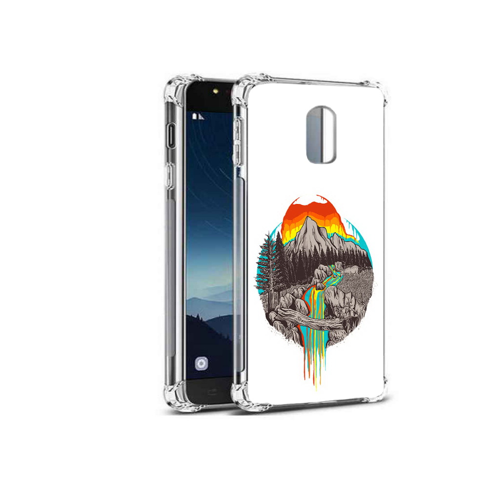 

Чехол MyPads Tocco для Samsung Galaxy C8 Радужный водопад (PT96288.518.144), Прозрачный, Tocco