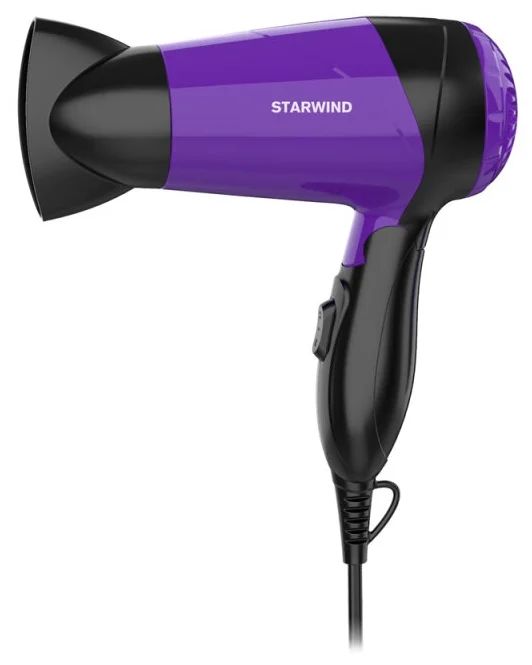 Фен STARWIND SHP6102 1600 Вт фиолетовый фен starwind shp6102 1600 вт фиолетовый